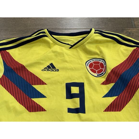 Adidas Youth Colombia National Soccer Team Radamel Falcao #9 Jersey Size XL - Picture 5 of 9